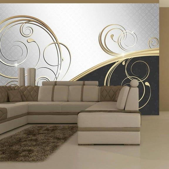 Tiptophomedecor Glam Wallpaper Wall Mural - Dual Nature