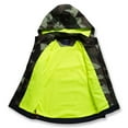 thumbnail image 3 of MGEOY Boys Rain Jackets Lightweight Waterproof Hooded Raincoats Windbreakers for Kids, 3 of 7