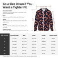 thumbnail image 5 of Uemuo Foxes In Different Poses Pattern Women's Full Zip UPF 50+ Sun Protection Hoodie Jacket Long Sleeve Sun Shirt Hiking Outdoor Performance with Pockets-Medium, 5 of 9