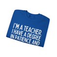 thumbnail image 3 of Funny Saying Teacher Learning School Sarcastic Teac Gildan 18000 Sweatshirt, 3 of 4