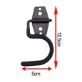 thumbnail image 2 of BTOER Garage Hook Double Hook Wall Organizer Hanger Storage Utility Garden, 2 of 6