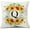 Style Q, variant on Monogram Letter T Summer Sunflower Throw Pillow Covers 18x18 Inch, Floral Bee Pillows Covers Decorative Family Last Name Initial Throw Pillowcase Decor for Couch Sofa