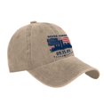 thumbnail image 2 of Unisex 911 Never Forget Hats 9/11 25th Anniversary Baseball Cap We Will Never Forget Hat 9/11 Patriot Day Commemorative Trucker Hat Khaki, 2 of 5