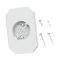 thumbnail image 3 of HILABEE Siding Light Mounting Block Accessories Vinyl Siding Block for 4 inch Siding White, 3 of 8