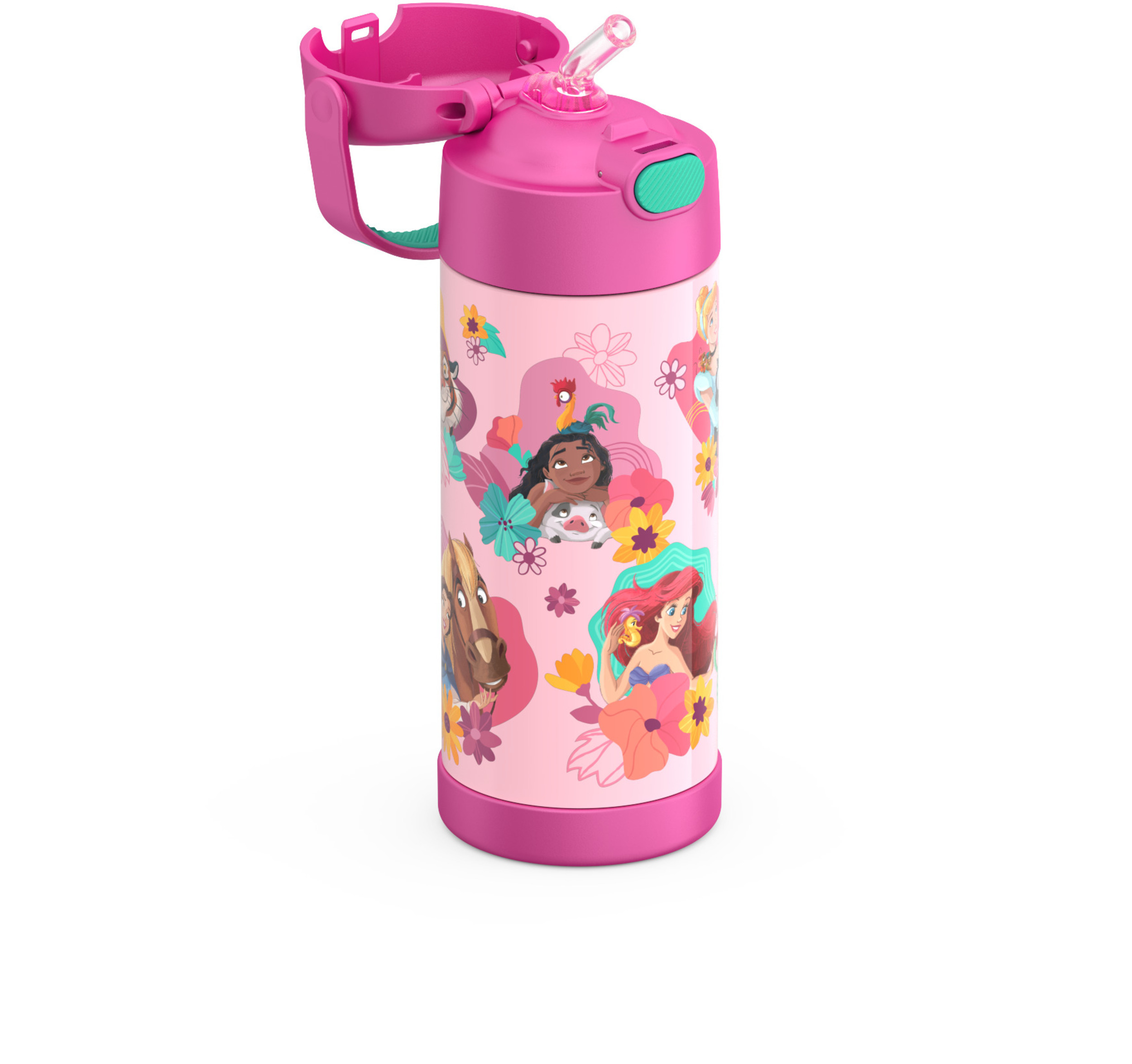 Thermos FUNtainer 14oz Kids Water Bottle, Princess photo 2