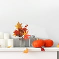 thumbnail image 4 of YIMWNYI Autumn Thanksgiving Maple Leaf Cuttings Bunch, Simulation Sun Silk Flowers, Pumpkin Decoration, Fall Home Ornaments, Thanksgiving Centerpiece Decor, Maple Leaf Arrangement, 4 of 6