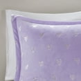 thumbnail image 6 of Home Essence Teen Audrey Metallic Printed Plush Comforter Set, 6 of 10
