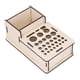thumbnail image 2 of Organizador De Herramientas De Cuero, Estante De Caja De Almacenamiento De Herramientas De Cuero De Mayor Dureza Práctico Para Rodillos ANGGREK Leather Tools Storage Box Shelf, 2 of 8