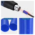 thumbnail image 5 of Uxcell 8Pcs Heat Shrink End Cap 25mm ID x 50mm L 2:1 Ratio Heat Shrink Tubing Caps Lined Sealed Waterproof Adhesive for Electrical Wire Cable, Blue, 5 of 6