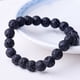 thumbnail image 4 of Pulsera de cuentas de piedra natural, cadena de mano simple de lava, accesorios naturales, 4 of 6