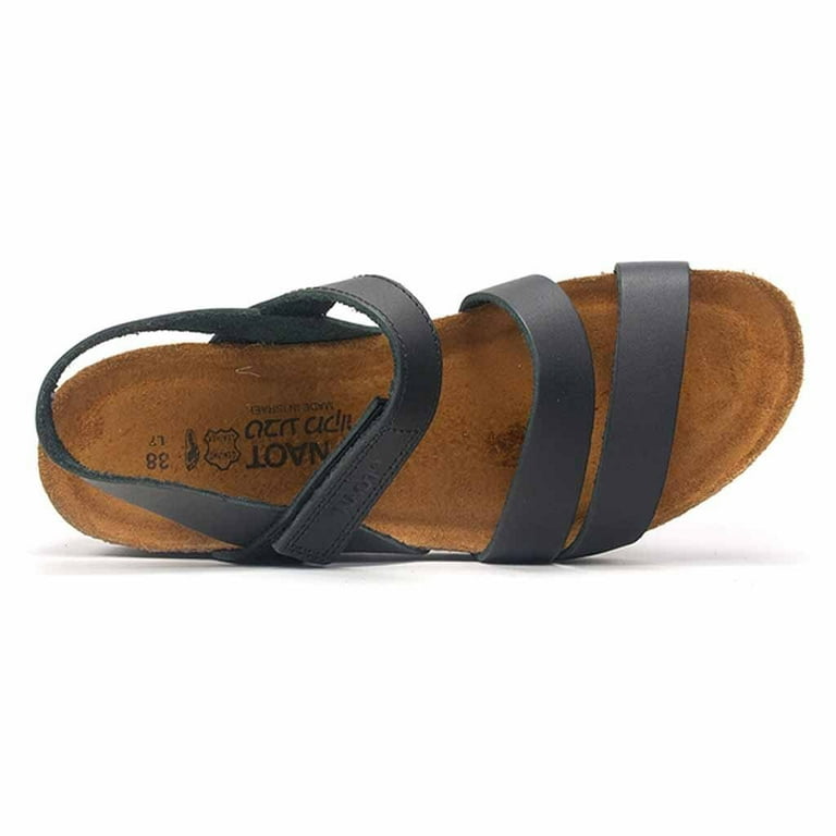Women's Naot Kayla Sandal Navy Velvet Nubuck 39 M - Walmart.com