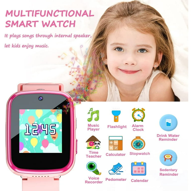  E-MODS GAMING Kids Smart Watch Toys for Age 3-10 Years Toddler  Watch with Camera Educational Games Music Player - 1.44 Touch Screen  Electronic Learning Toys Gift for Girls : Toys 