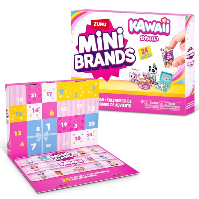 Calendario de Adviento Mini Brands Kawaii de ZURU para niñas