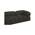 thumbnail image 5 of Meridian Furniture Ames Brown Boucle Fabric Modular Sofa, 5 of 10