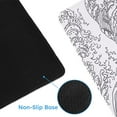 thumbnail image 2 of White Extended Gaming Mouse Pad Large Stable Rubber Base Mousepad, Stitched Edges, Keyboard Mouse Mat Desk Pad for Work, Game, Office, Home, 35.4x15.7 in, 2 of 6