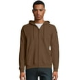 thumbnail image 1 of Hanes Chandail à Capuchon à Fermeture Éclair Complète ComfortBlend EcoSmart pour Hommes, G, Brun Armée, G, Brun Armée, 1 of 1