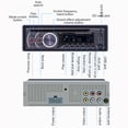 thumbnail image 3 of Car DVD Player In-Dash Bluetooth-Comptible Auto DVD Player Bluetooth-Compatible Auto Stereo Radio Audio System CD Player with USB Port Multimedia Accessories, 3 of 7