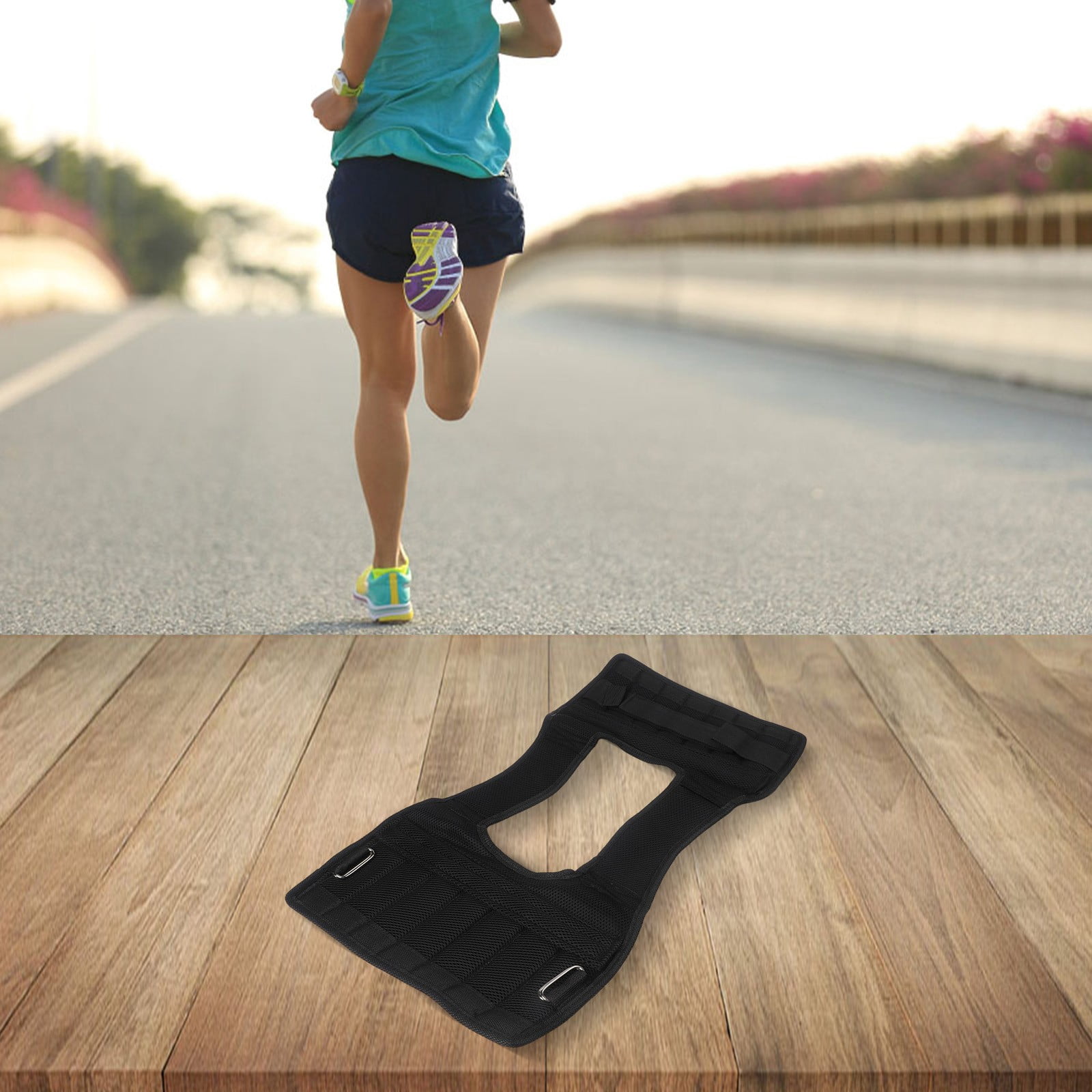 RANMEI Comfort Fit Adjustable Weighted Vest For Running And Fitness Activities