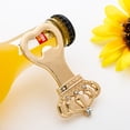 thumbnail image 3 of Suministros de boda regalo de boda pequeño regalo práctico corona de cerveza abridor de botellas dorado, 3 of 5