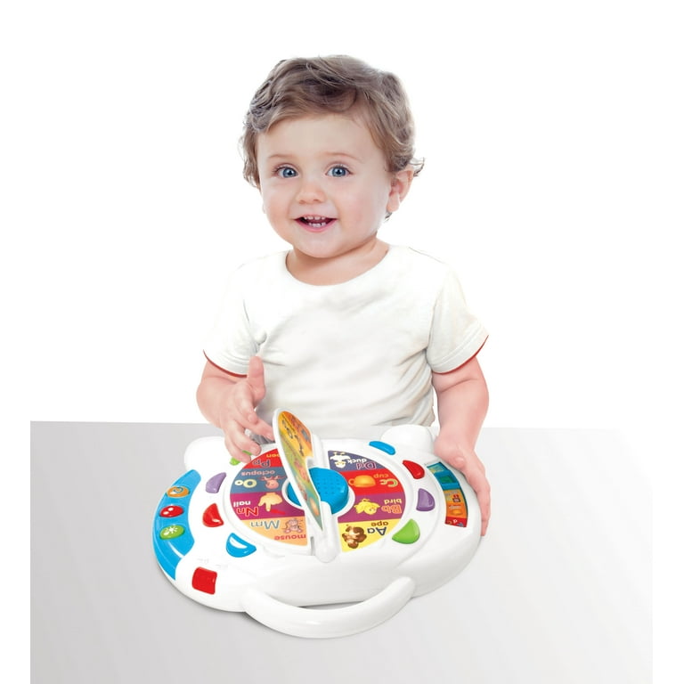 Infant Stack & Play Activity Blocks - 3 Stacking Animal Blocks With Textures, Mirror & Spinners