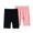 Watermelon Red, variant on Birthday Party Leggings Shorts for Kids, Soft Breathable Fabric, Elastic Waistband, Solid Color Design, Lightweight Summer Wear, Machine Washable