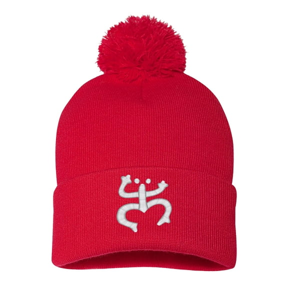 PP-BNE Embroidered Puerto Rico TAINO FROG-PP-EM-0027-Red