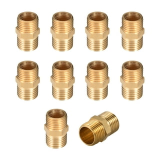 3/4 Female to 1/2 Male Thread Hex Reducing Nipple Connector Brass Fittings  