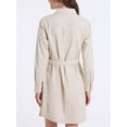thumbnail image 3 of U.S. Polo Assn. Women's Belted Oxford Shirt Dress, Sizes XS-XL, 3 of 6