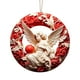 thumbnail image 2 of Adorno Navideño Plano para Árbol de Navidad | Colgante para Casa y Coche | Decoración Navideña Multiusos para Árbol, Chimenea, Puerta, Sala de Estar, Regalo para Recién Nacidos y Bodas, 2 of 5