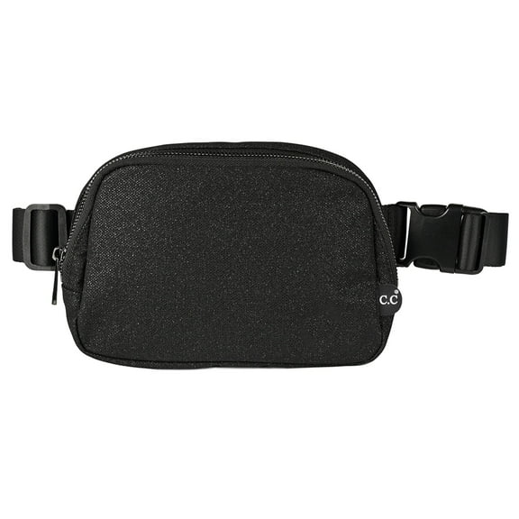 CC Brand Adjustable Glitter Belt Bag Fanny Pack for Women and Kids
