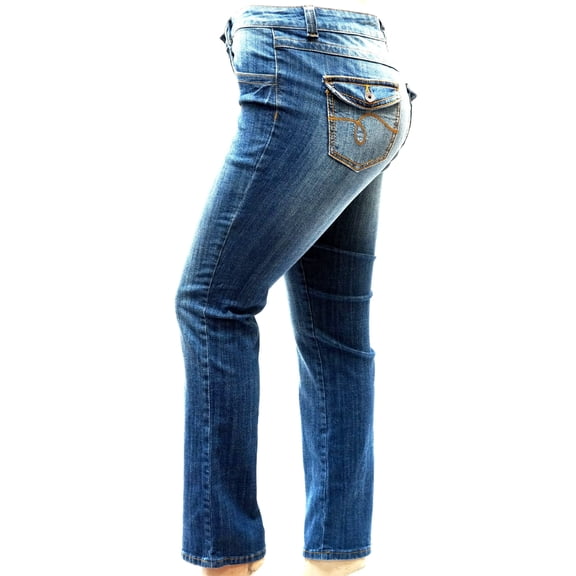 Jack David Womens Plus Size Blue Denim Jeans Pants Curvy Stretch Skinny Fit JD-E071