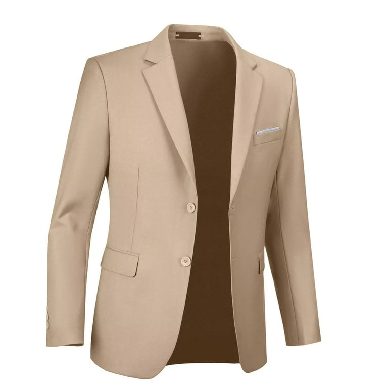 Lycody Mens Suit Jacket Slim Fit Business Casual White Suit