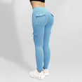thumbnail image 3 of Women's Yoga Wide Waistband Pants - Multiple Pockets, Nylon/Spandex, Active/Casual, XS-XL, 3 of 8