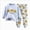 Blue, variant on NIEWTR Baby Boys Little Girls Coats Sweatshirt Toddler Outfits 2024 Long Sleeve Contrast Color Tops with Sweatpants Fall Outfits 2PC Long Sleeve Pajamas Set 3 6 9 12 18 24 Months,12-18 Months