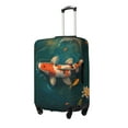 thumbnail image 1 of Balery Koi Pond Lilies Funda de equipaje, fundas para maletas, elástica, lavable, protector de maletas, compatible con maletas de 18 a 32 pulgadas-Medium, 1 of 7
