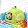 thumbnail image 1 of 1Pcs Cozy Winter Hamster Insulated For Small Warm Hideout & Bedding, 1 of 5