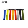 thumbnail image 3 of Pack of 25 Fishing Rod Belts Holder Nylon Plastic Adjustable Pole Stretchy Band Portable Freshwater Saltwater Strap Color Random, 3 of 9