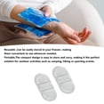 thumbnail image 3 of 2 Pcs Bloc Réfrigérant en Gel, Enveloppe de Bloc Réfrigérant pour Blessures Réutilisable Compresse Chaude Froide, Bloc Réfrigérant Portable et Flexible pour Dos, Hanche, Genou, Jambe, Épaule, 3 of 8