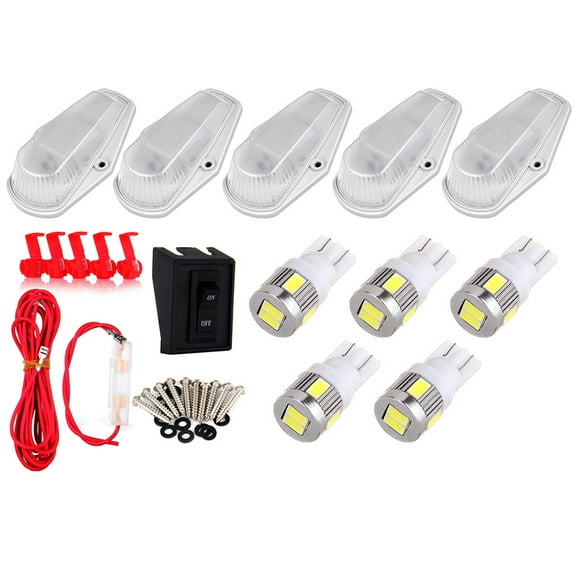 ECCPP LED Led Side Marker Lights Cab Roof Marker Lights Fits For Ford For F-250 1980-1997