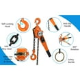 thumbnail image 4 of Garvee 0.75T Lever Block Steel Chain Hoist Manual Ratchet 1650lbs 10FT G80 Chain Lifter, 4 of 9