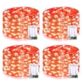 thumbnail image 1 of Guirnalda de luces JMEXSUSS, paquete de 4, 50 LED, color naranja para Halloween, 1 of 8