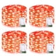thumbnail image 1 of Guirnalda de luces JMEXSUSS, paquete de 4, 50 LED, color naranja para Halloween, 1 of 8