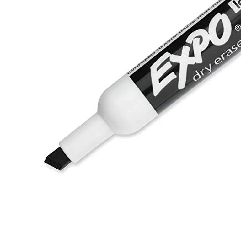 U Brands Dry Erase Markers, More Ink, 5 Count, Black 