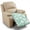 Green Daisy Flower, variant on ZIATUBLES Green Daisy Flower Print Recliner Chair Cover, Anti-Slip Reclining Sofa Seat Cushion Slipcover, Washable Pet Friendly Furniture Protector, 38.58 x 24.40 Inches Living Room Decor