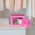 thumbnail image 6 of Stalwart Digital Security Safe Box for Valuables - Compact Steel Lock Box with Electronic Combination Keypad, Pink, 6 of 7