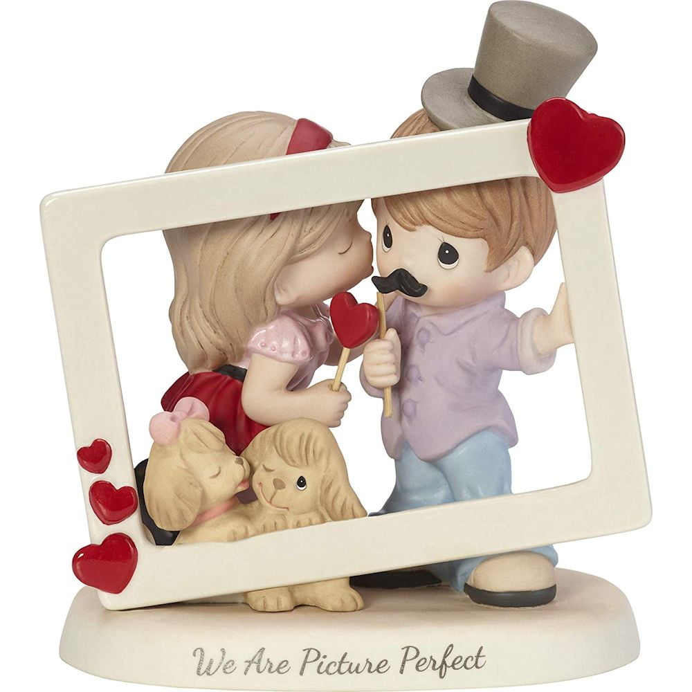 Precious Moments Couple In Photo Frame With Props Figurine We Are
