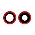 thumbnail image 2 of Replacement Rear Camera Glass Lens With Cover Bezel Ring For Apple iPhone 12 / iPhone 12 Mini - Red, 2 of 2