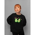 thumbnail image 2 of Avocado Love Sweatshirt Women -Image by Shutterstock, Female Large, 2 of 4