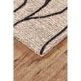 thumbnail image 3 of Weave & Wander Fadden 96" x 132" Minimalist Abstract Area Rug in Taupe/Black, 3 of 8