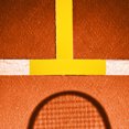 thumbnail image 3 of 2 líneas de señalización para canchas de tenis, de TPE de alta visibilidad, para entrenamiento deportivo en interiores y exteriores, para tenis, fútbol y bádminton., 3 of 8